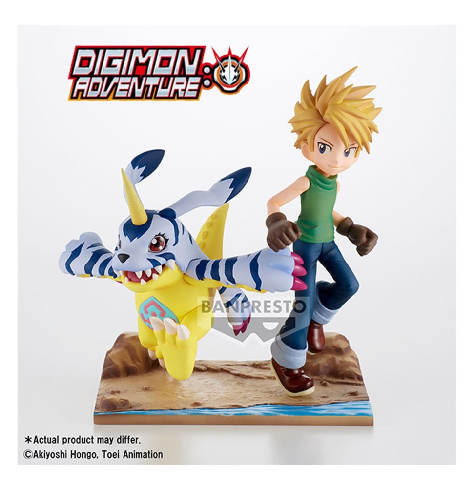 Figurine Digimon - Yamato & Gabumon 15cm