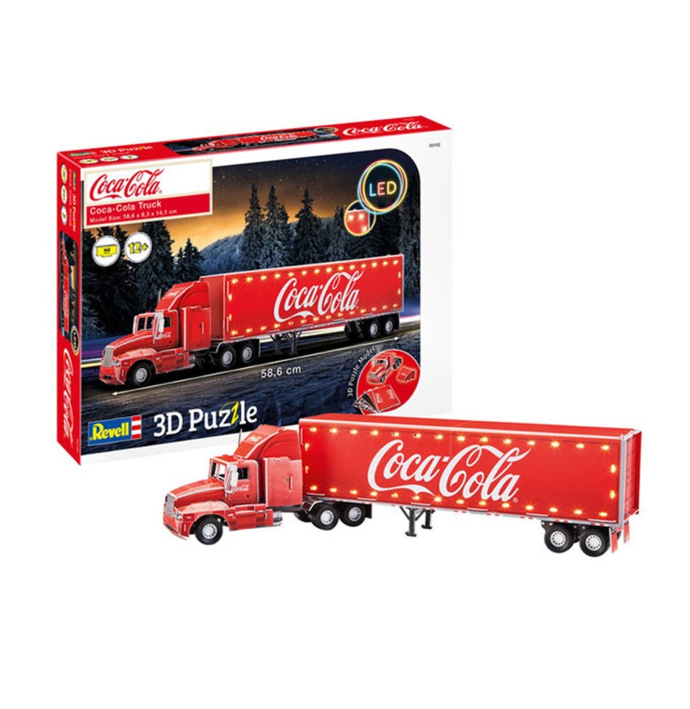 Puzzle 3D Coca Cola - Truck Light Up 58cm