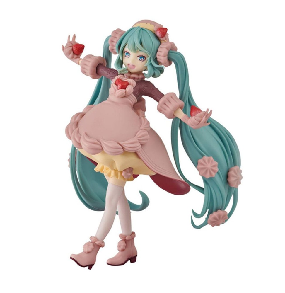 Figurine Vocaloid - Hatsune Miku Strawberry Chocolate Ver 17cm