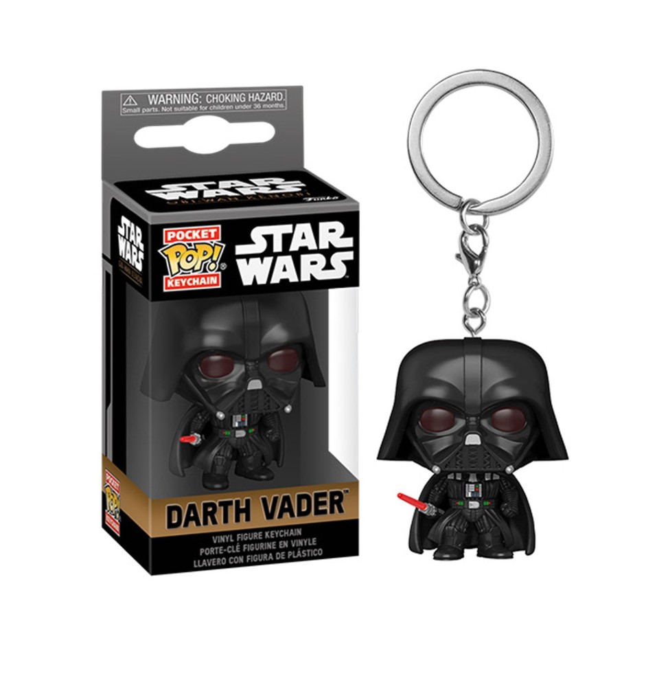 Porte-clé Obi-Wan Kenobi - Darth Vader Pocket Pop 4cm