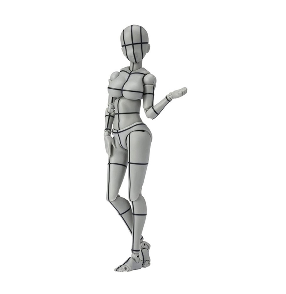 Figurine Femme - Body Chan Wireframe Kentari Yabuki Gris 14cm