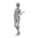 Figurine Femme - Body Chan Wireframe Kentari Yabuki Gris 14cm