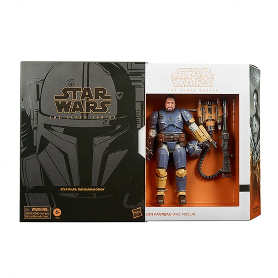 Figurine Star Wars Mandalorian - Jon Favreau Paz Vizsla Deguise Black Series 15cm
