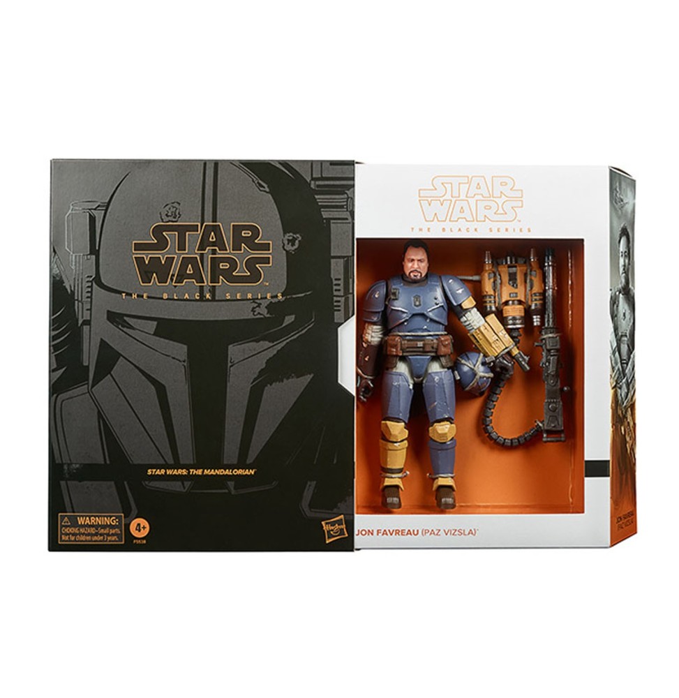 Figurine Star Wars Mandalorian - Jon Favreau Paz Vizsla Deguise Black Series 15cm