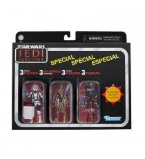 Figurine Star Wars Jedi Survivor - Pack 3 Figurines Special Vintage 10cm