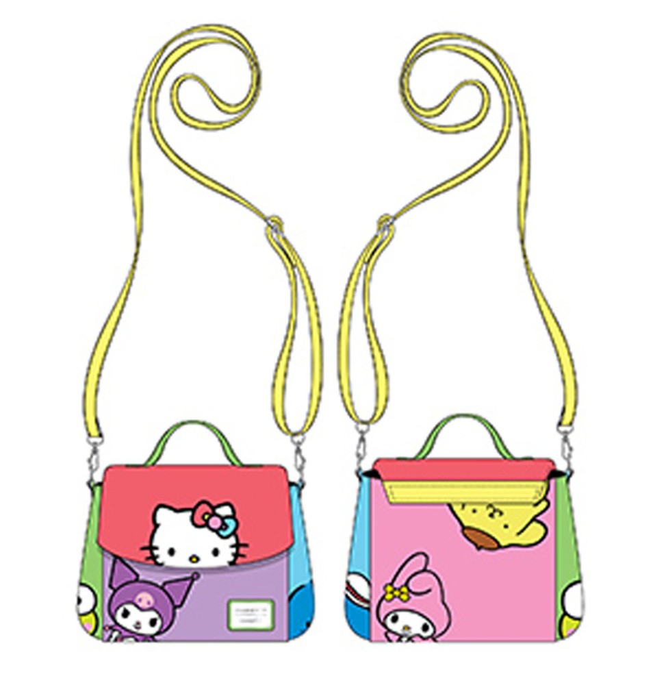 Sac A Main Sanrio - Hello Kitty And Friends Color Block