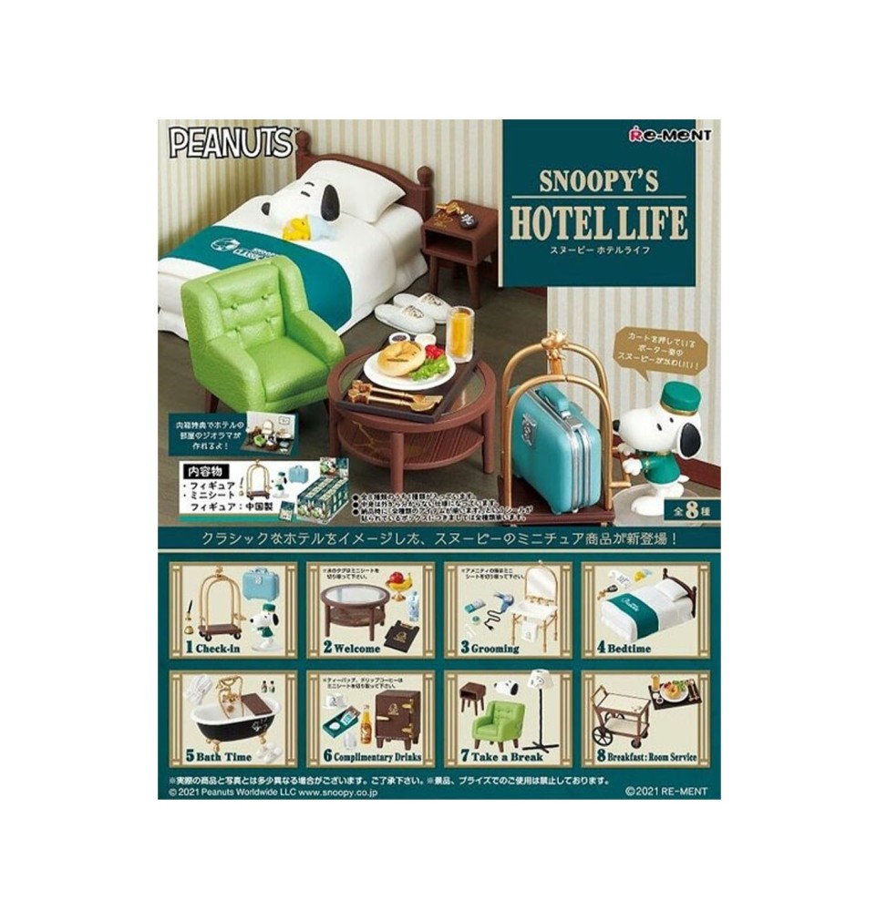 Set De 6 Boites Snoopy - Hotel Life