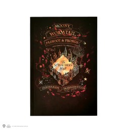 Carnet Souple Harry Potter - Carte du Maraudeur