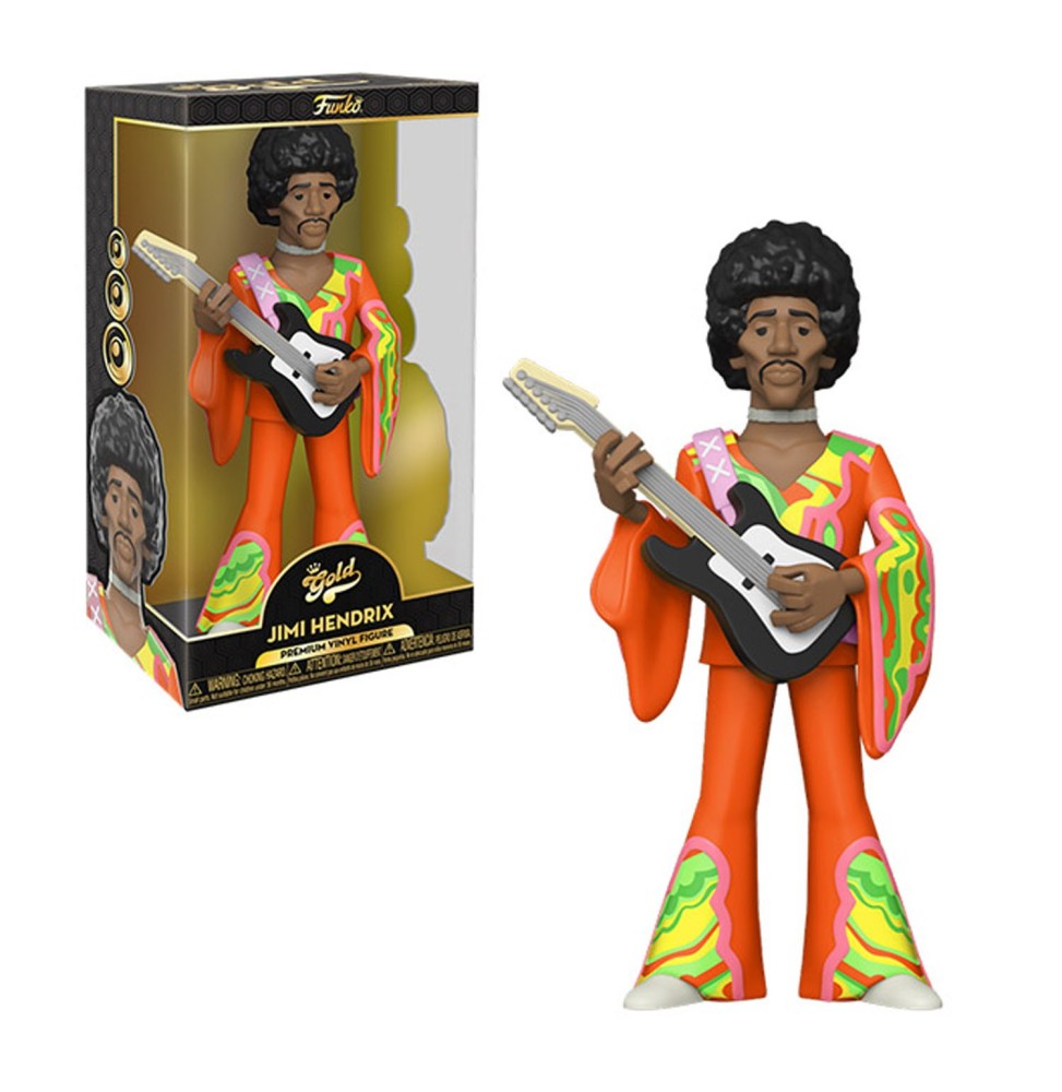 Figurine Rocks - Jimi Hendrix Gold 30cm