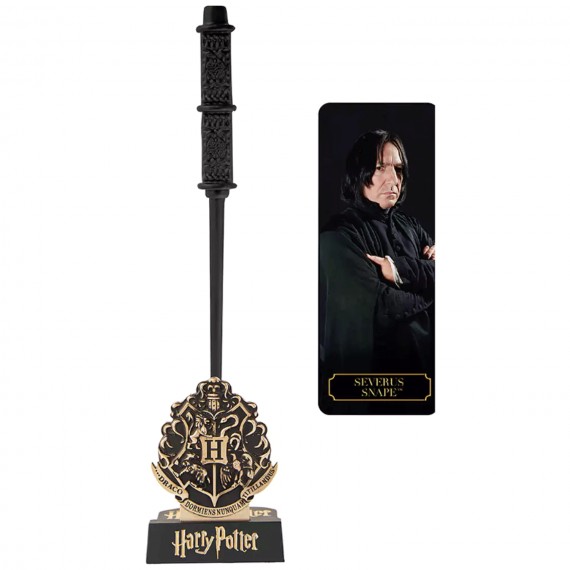 Réplique Harry Potter - Stylo baguette Severus Snape et support 25cm