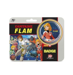 Badge Capitaine Flam - Johann 5cm