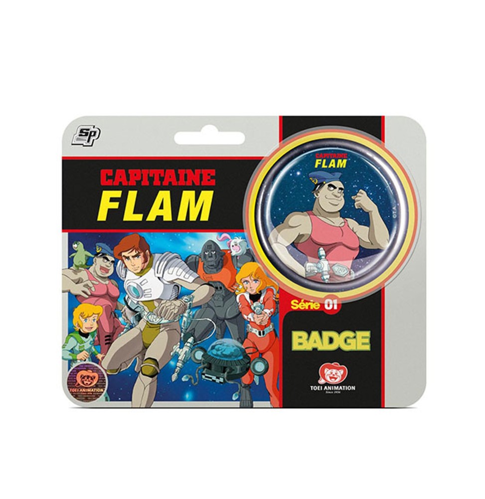 Badge Capitaine Flam - Mala 5cm