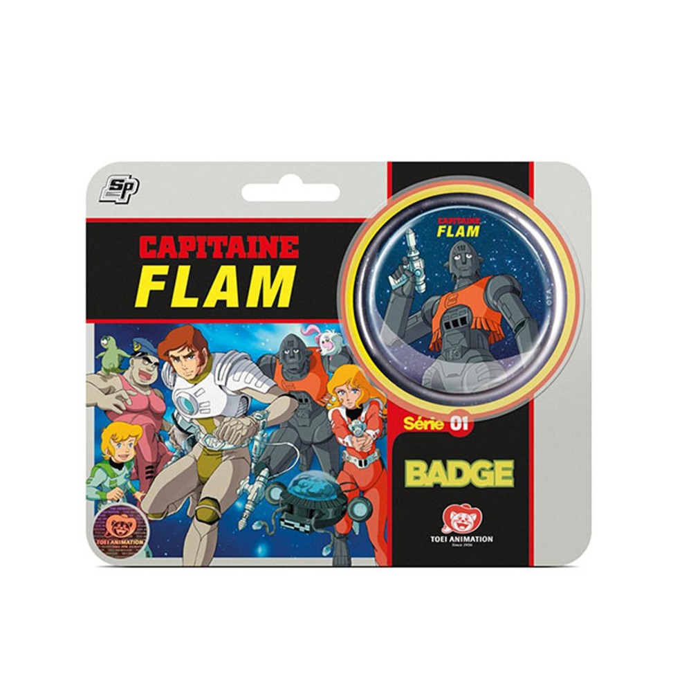 Badge Capitaine Flam - Crag 5cm