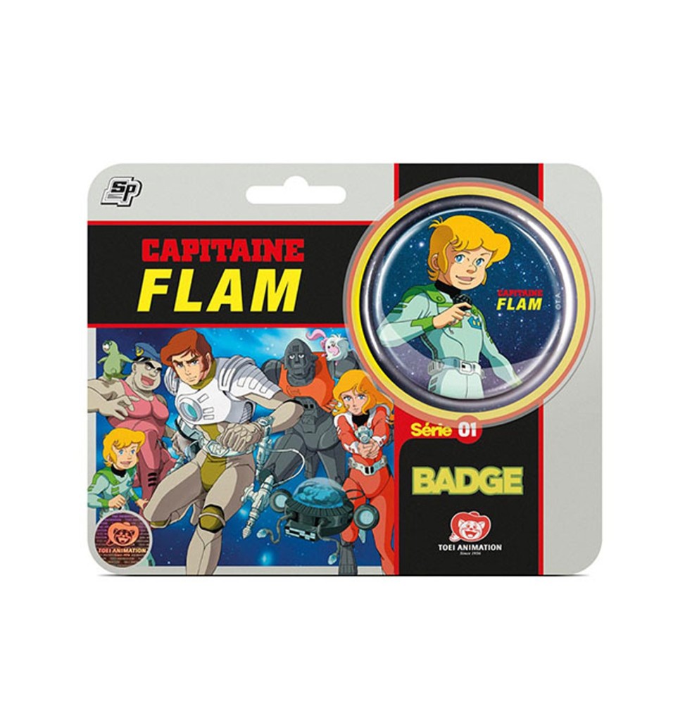 Badge Capitaine Flam - Ken 5cm