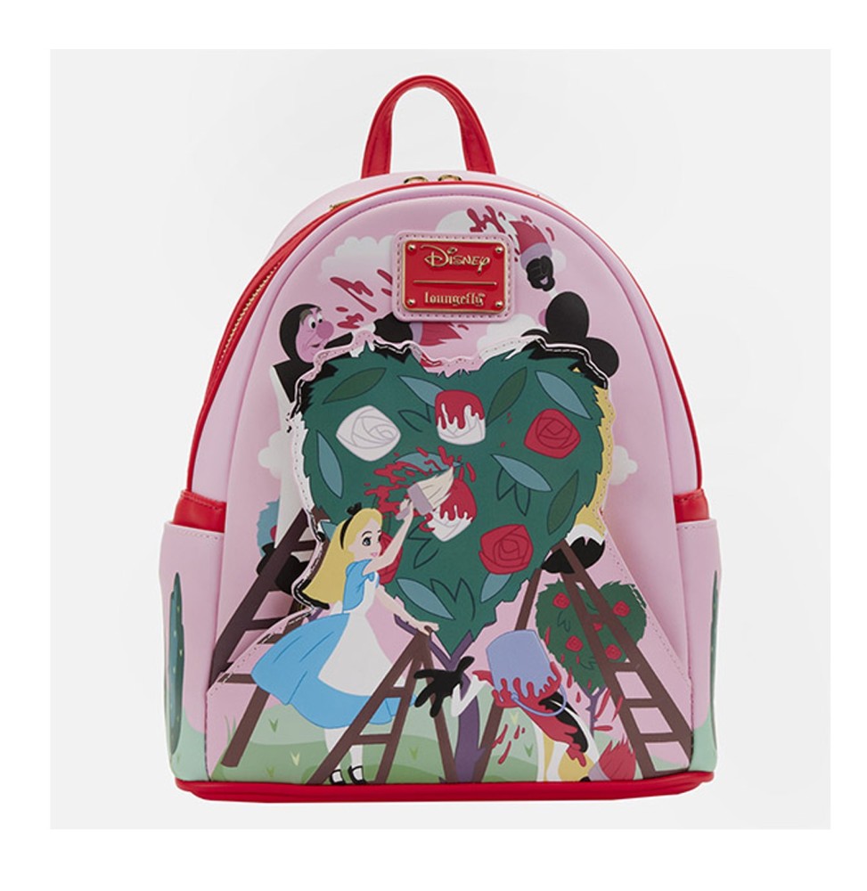 Mini Sac A Dos Disney - Alice In Wonderland Painting The Roses Red