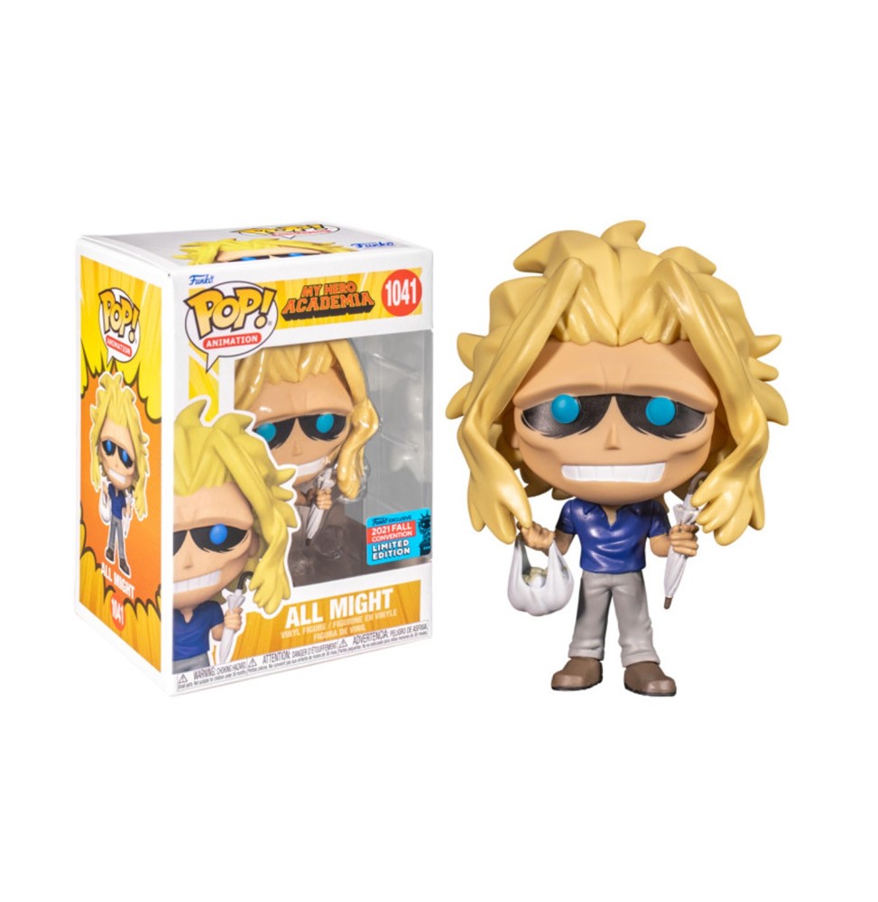 Figurine My Hero Academia - All Might Bag & Umbrella Exclu Pop 10cm