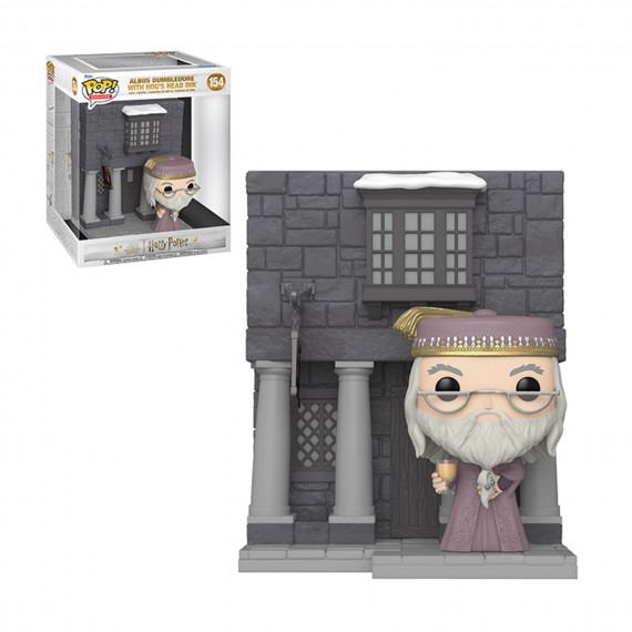 Figurine Harry Potter - Hogsmeade Hog's Head W/Dumbledore Pop Deluxe 10cm