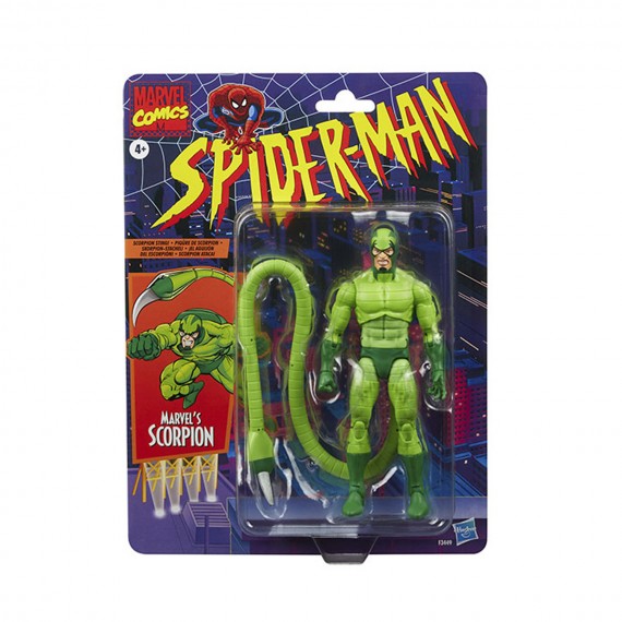 Figurine Marvel Legends Retro - Spider-Man Scorpion 15cm