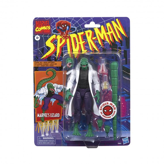 Figurine Marvel Legends Retro - Spider-Man Lizard 15cm