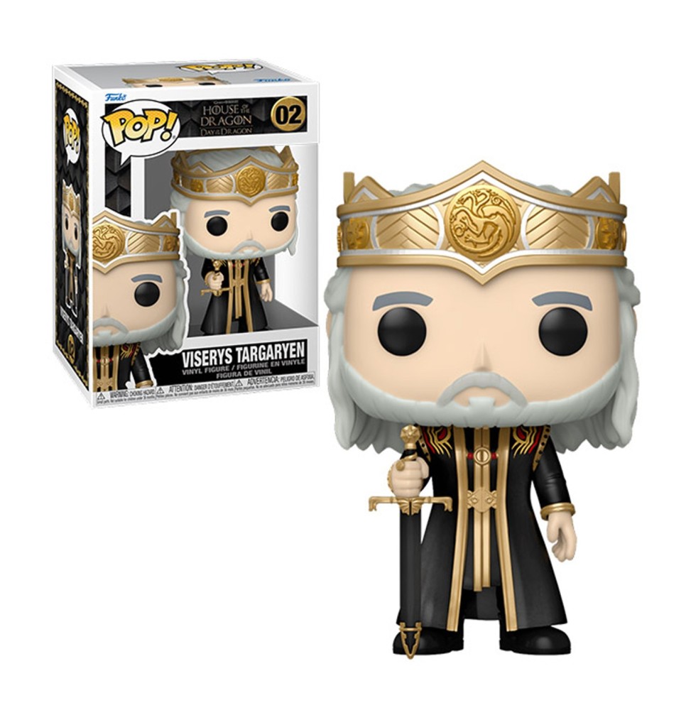 Figurine Game Of Thrones House of the Dragon - Viserys Targaryen Pop 10cm