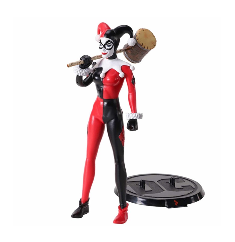 Figurine DC - Harley Quinn Jester Outfit Bendyfig 19cm