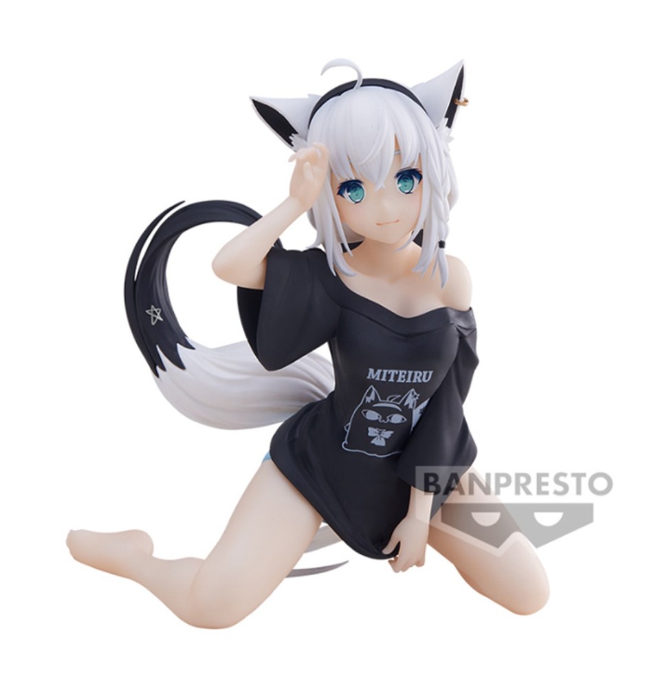 Figurine Hololive Production - Shirakami Fubuki Relax Time 17cm