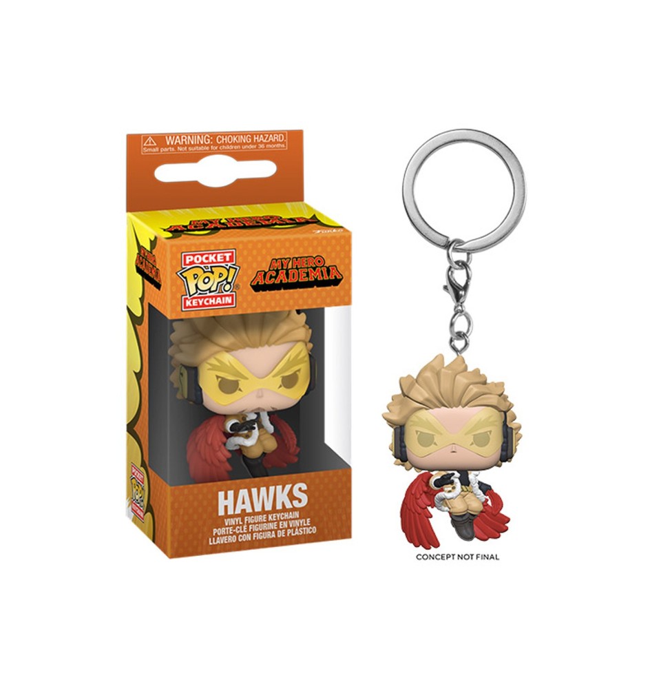 Porte Clé My Hero Academia - Hawks Pocket Pop 4cm