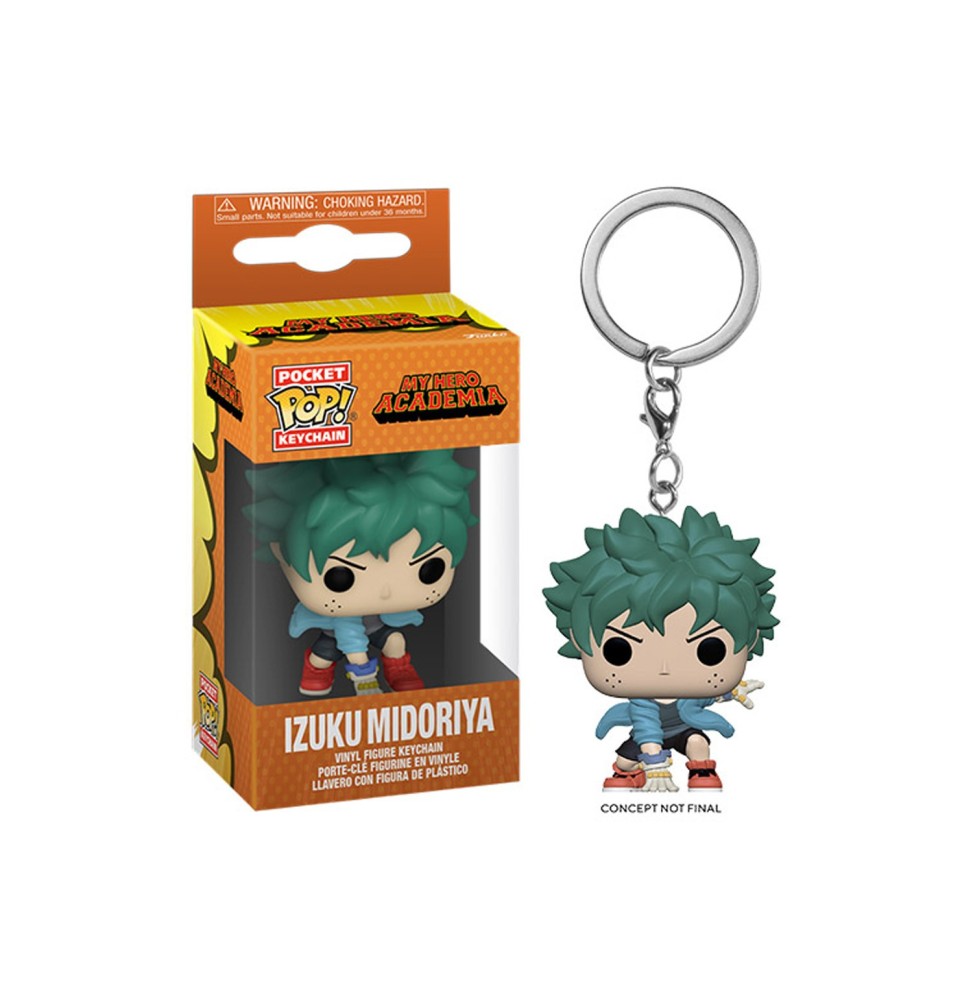 Porte Clé My Hero Academia - Deku W/Gloves Pocket Pop 4cm