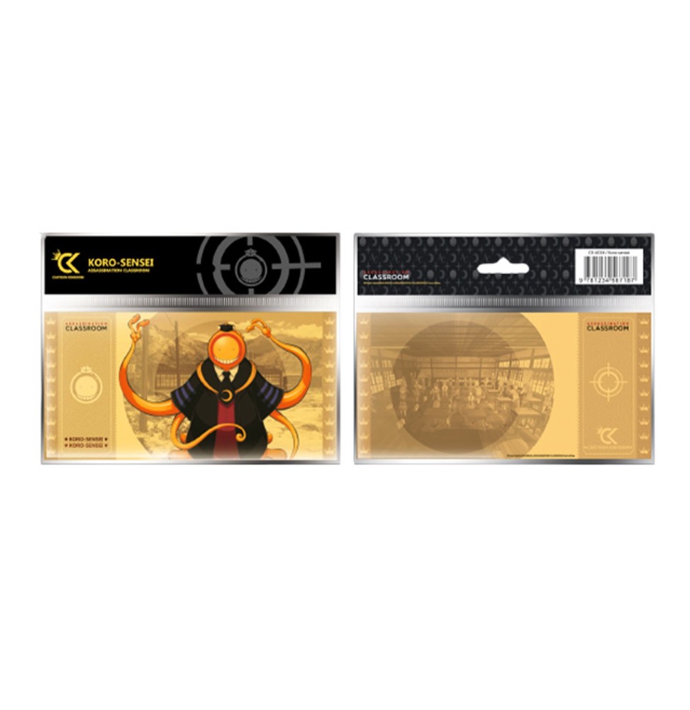 Golden Ticket Assassination Classroom - Koro Sensei 4 Col.1