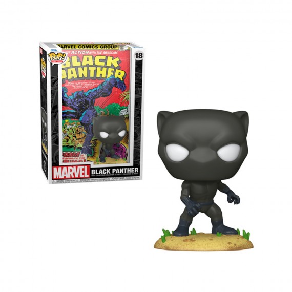 Figurine Marvel - Black Panther Comic Cover Pop 15cm