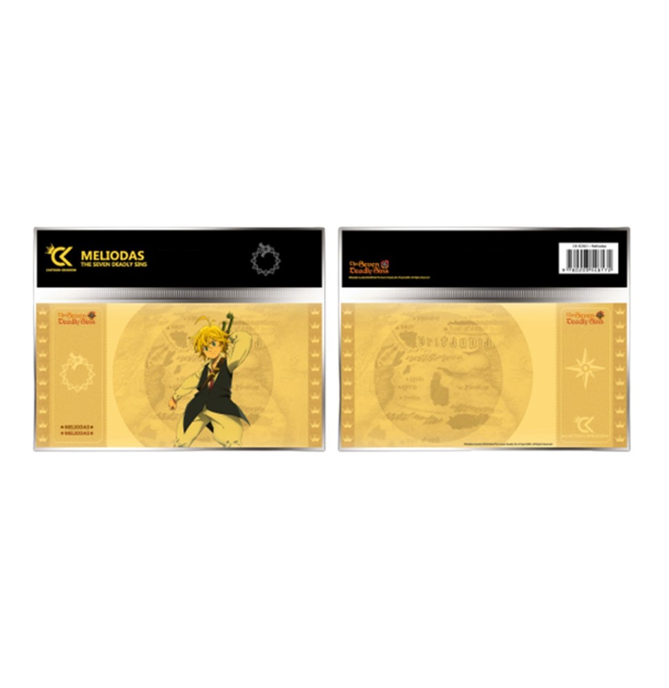 Golden Ticket Seven Deadly Sins - Meliodas Col.1