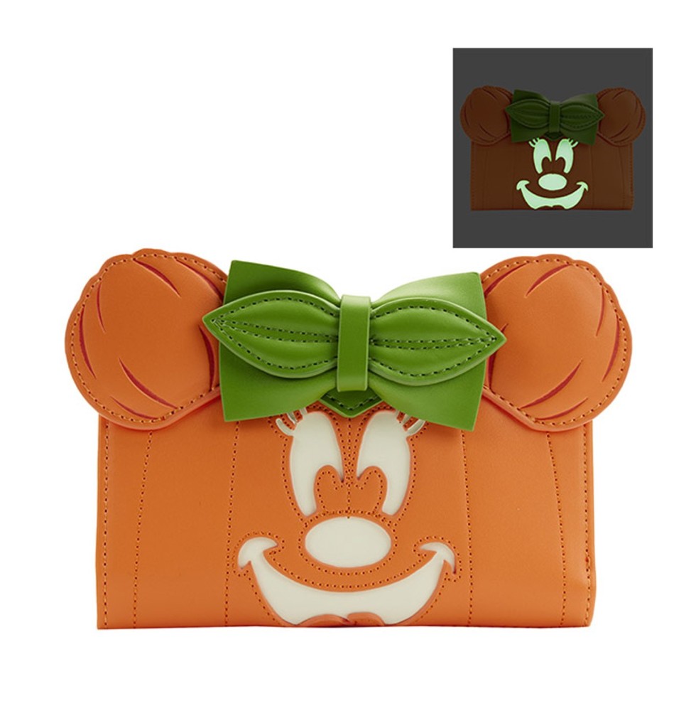 Portefeuille Disney - Glow Face Pumpkin Minnie