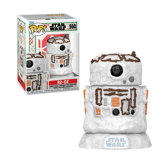 Figurine Star Wars Holiday - Snowman R2-D2 Pop 10cm
