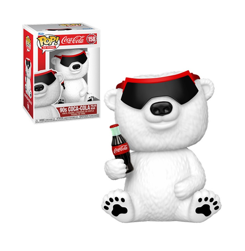 Figurine Icons Coca Cola - Polar Bear 90'S Pop 10cm