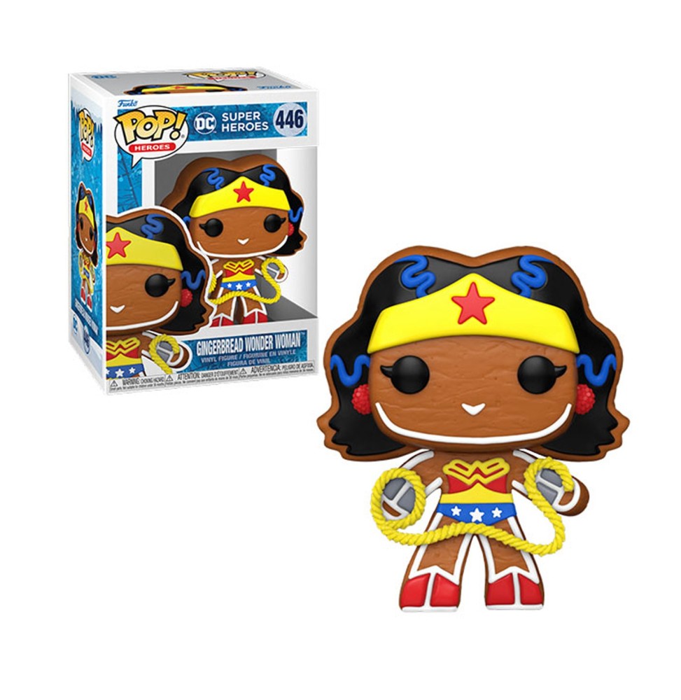 Figurine DC Comic Holiday - Gingerbread Wonder Woman Pop 10cm