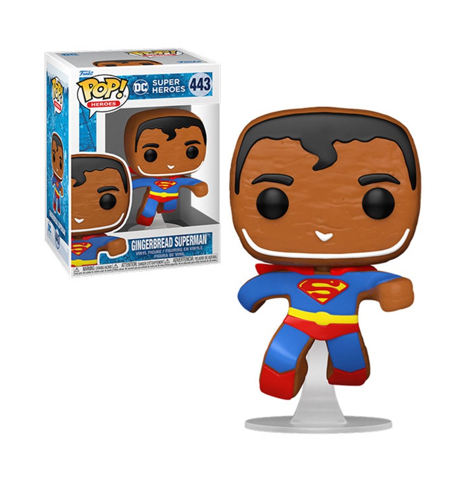 Figurine DC Comic Holiday - Gingerbread Superman Pop 10cm