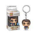 Porte Clé Harry Potter - Harry Holiday Pocket Pop 4cm