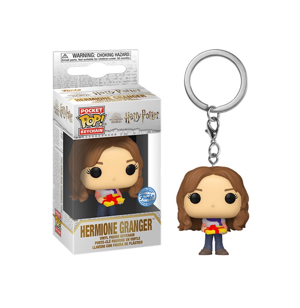 Porte Clé Harry Potter - Hermione Holiday Pocket Pop 4cm