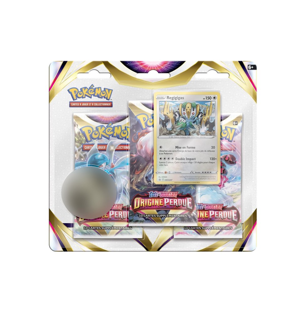 Pokemon - Pack 3 Boosters Epée et Bouclier Origine Perdue