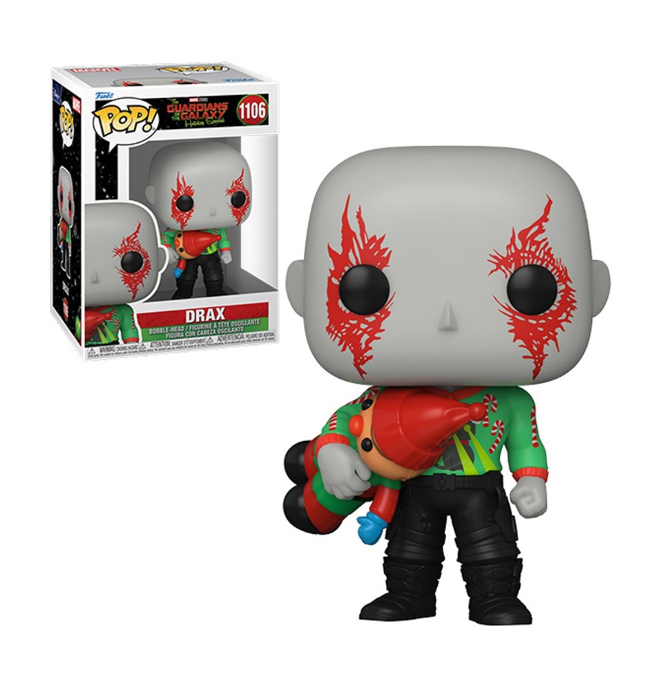 Figurine Marvel Guardians Of The Galaxy - Drax Holiday Pop 10cm