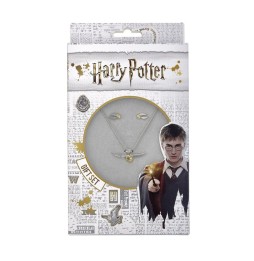 Pack Harry Potter - Collier Et Boucles D'oreilles Vif D'or