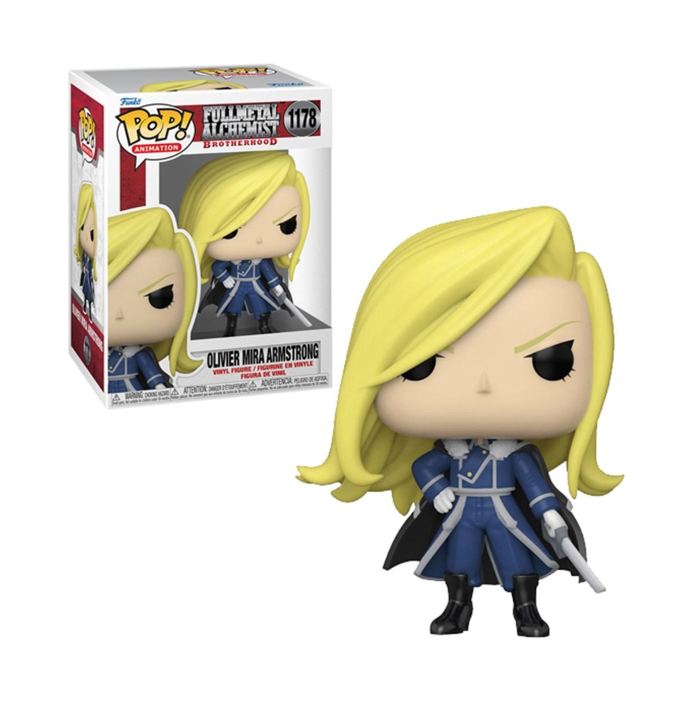 Figurine Fullmetal Alchemist - Olivier Armstrong W/Sword Pop 10cm