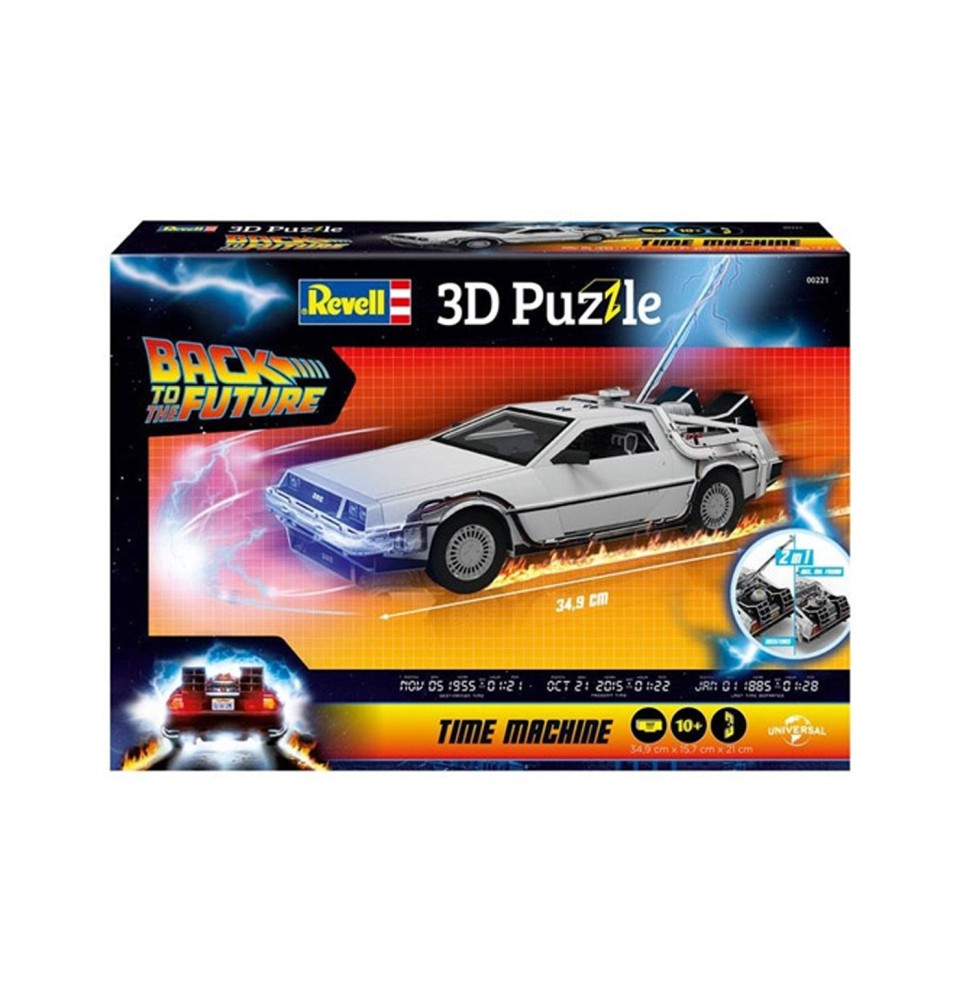 Puzzle 3D Retour Vers Le Futur - Delorean 35cm