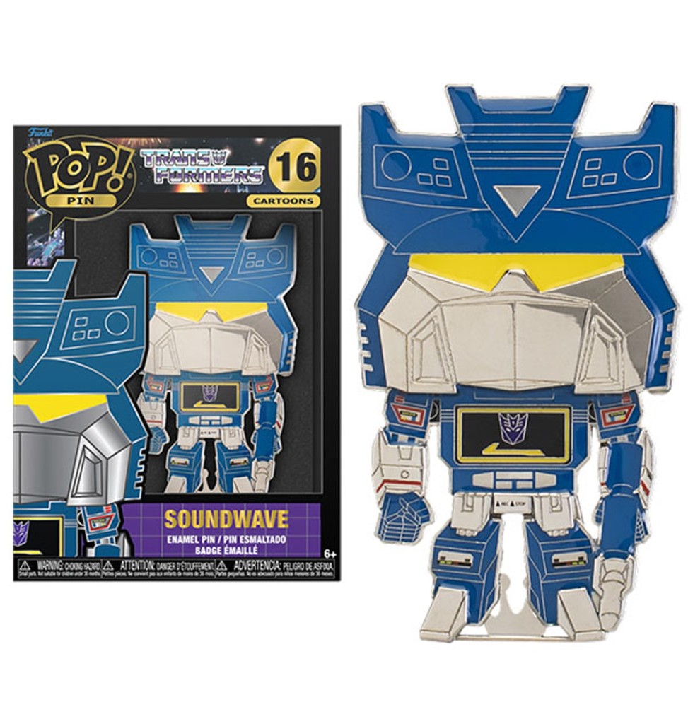 Pins Transformers - Soundwave Pop Pin 10cm