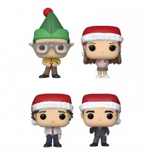 Figurines The Office - The Office Tree Holiday Box 4pcs Pocket Pop 4cm