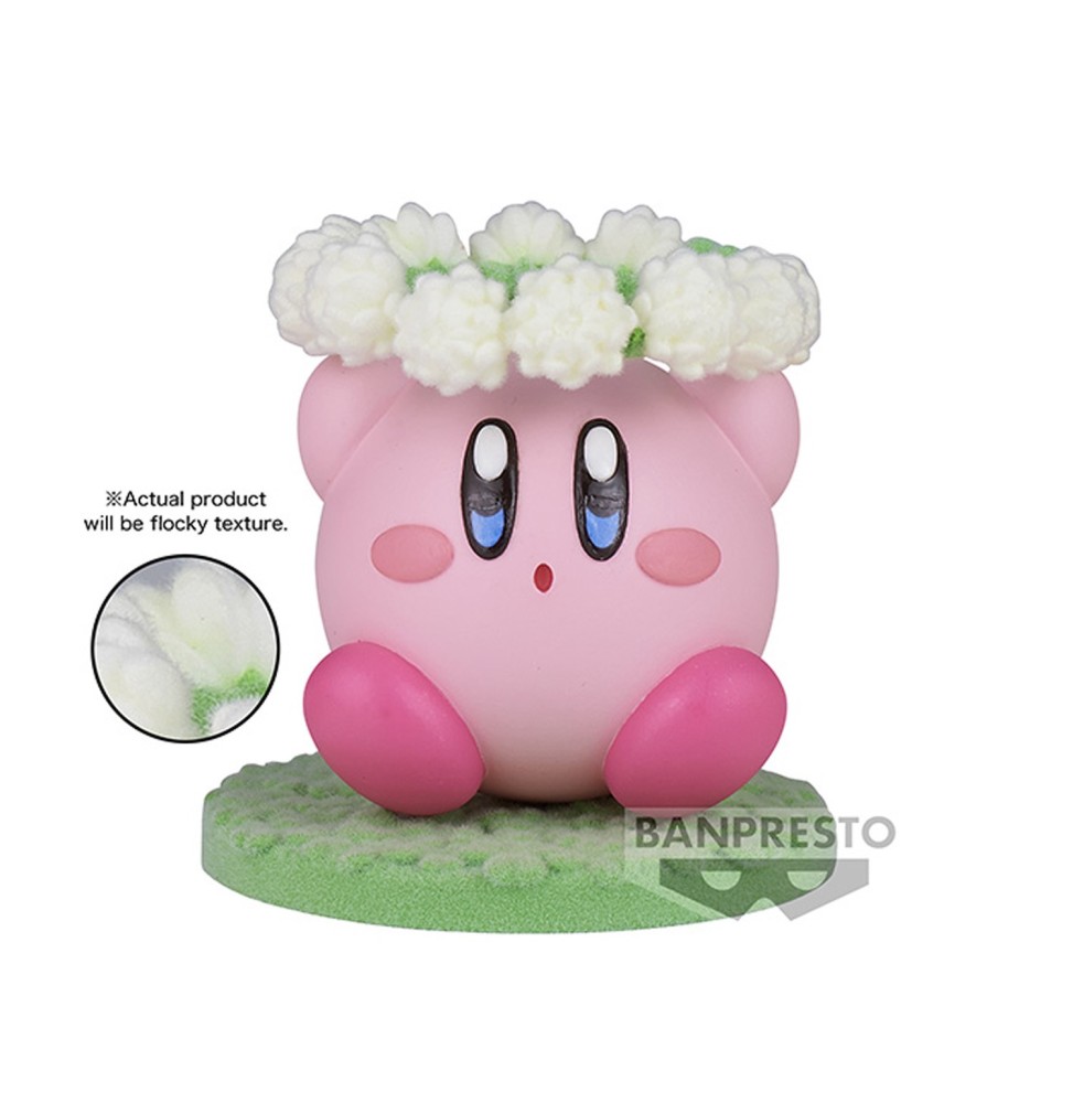 Figurine Kirby - Kirby Mine Play In The Flower B Fluffy Puffy 4cm