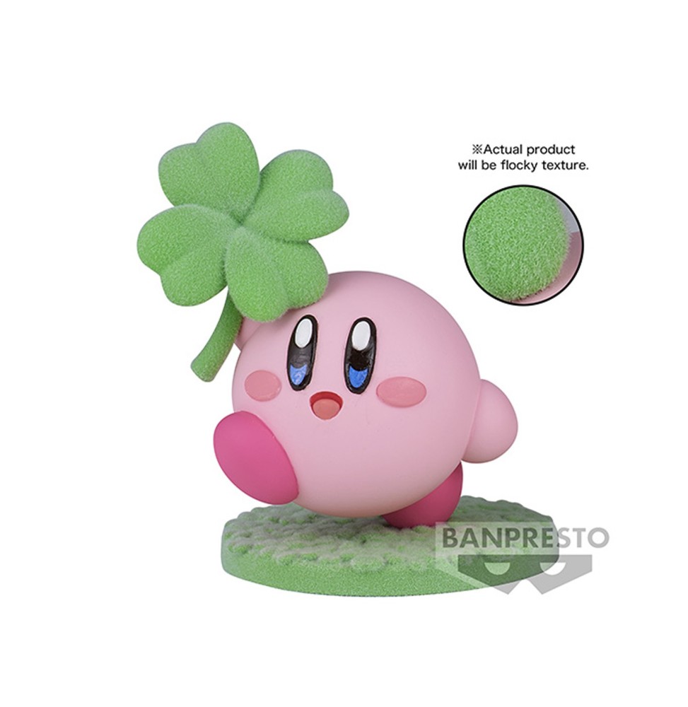 Figurine Kirby - Kirby Fluffy Puffy Mine Play In The Flower A 4cm