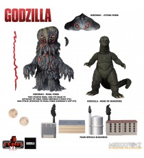 Figurine Godzilla Vs Hedorah - Set 3 Figurines Godzilla Vs Hedorah 5 Points Xl 12cm