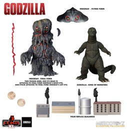 Figurine Godzilla Vs Hedorah - Set 3 Figurines Godzilla Vs Hedorah 5 Points Xl 12cm