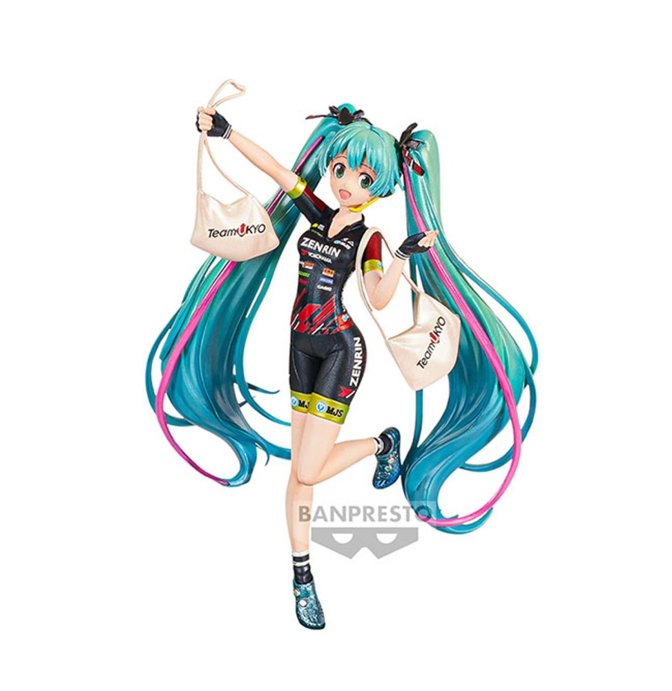 Figurine Vocaloid - Hatsune Miku Racing Team Ukyo Cheering 19cm